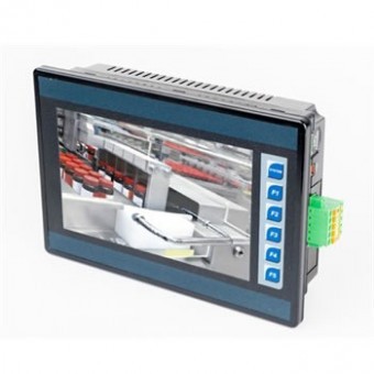 HEXT391C116 - PLC cu HMI Touchscreen color, 12DI/12DO/6AI/4AO, Ethernet, CAN
