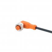 EVC004 Cablu 2m, PUR, M12, 4 pini, cu cot