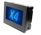 HE-X4A-PLC cu HMI Touchscreen color 4.3 inch, 12DI/12DO/4AI/RTD IN/2AO, Ethernet