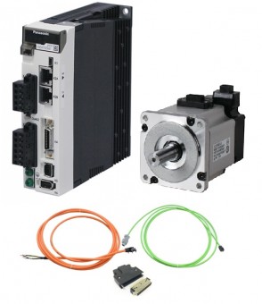 Kit Panasonic AC Servomotor 400W si Servodriver control EtherCAT