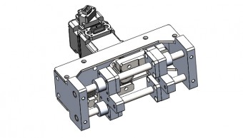 Gripper specializat pentru manipularea epruvetelor de test la soc termic.