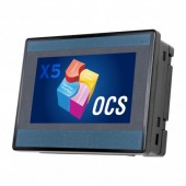 HE-X5-PLC cu HMI Touchscreen color 4.3 inch, 4 DI/4 DO/ 4 AI, Ethernet