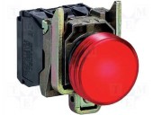 XB4BVB4-Lampa semnalizare cu LED integrat, 24V, Culoare Rosu